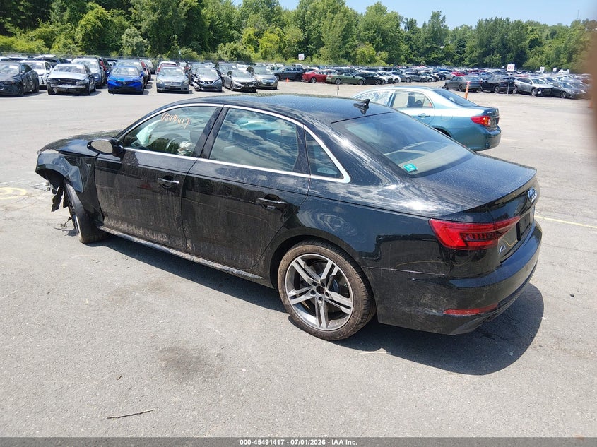 2017 Audi A4 VIN WAUENAF40HN016752 IAAI salvage auction — FRONT END, Salvage (Connecticut), sold $450 on 2026-07-30 (photo 3)