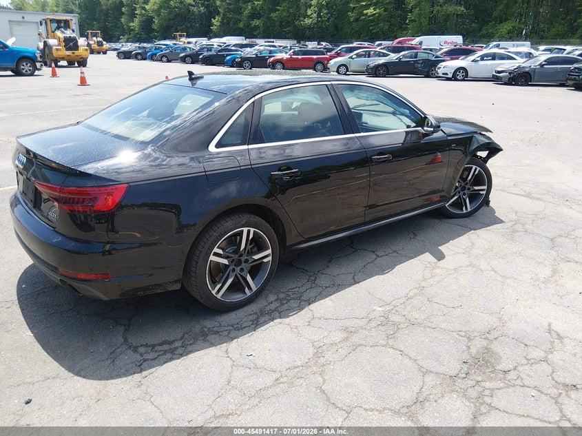 2017 Audi A4 VIN WAUENAF40HN016752 IAAI salvage auction — FRONT END, Salvage (Connecticut), sold $450 on 2026-07-30 (photo 4)