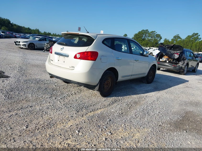 2012 Nissan Rogue VIN JN8AS5MV1CW394566 IAAI salvage auction — LEFT SIDE, Rebuildable (Florida), sold $375 on 2026-07-23 (photo 4)