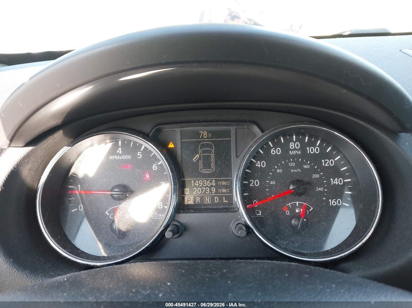 2012 Nissan Rogue VIN JN8AS5MV1CW394566 IAAI salvage auction — LEFT SIDE, Rebuildable (Florida), sold $375 on 2026-07-23 (photo 7)