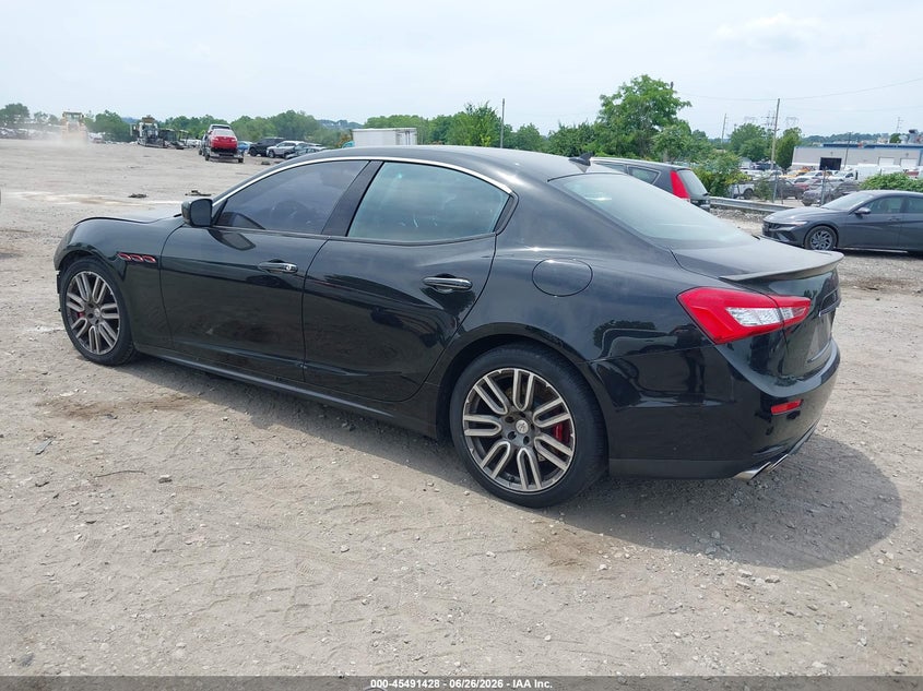 2015 Maserati Ghibli VIN ZAM57RTA3F1142125 IAAI salvage auction — FRONT END, Salvage (Pennsylvania), sold $5,225 on 2026-07-31 (photo 3)
