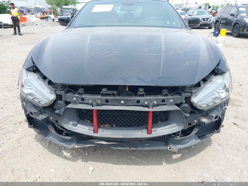 2015 Maserati Ghibli VIN ZAM57RTA3F1142125 IAAI salvage auction — FRONT END, Salvage (Pennsylvania), sold $5,225 on 2026-07-31 (photo 6)