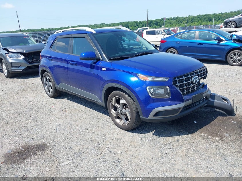 2022 Hyundai Venue VIN KMHRC8A35NU157718 IAAI salvage auction — FRONT END, Salvage - Greater Than 75% (Maryland), sold $2,350 on 2026-08-25 (photo 1)