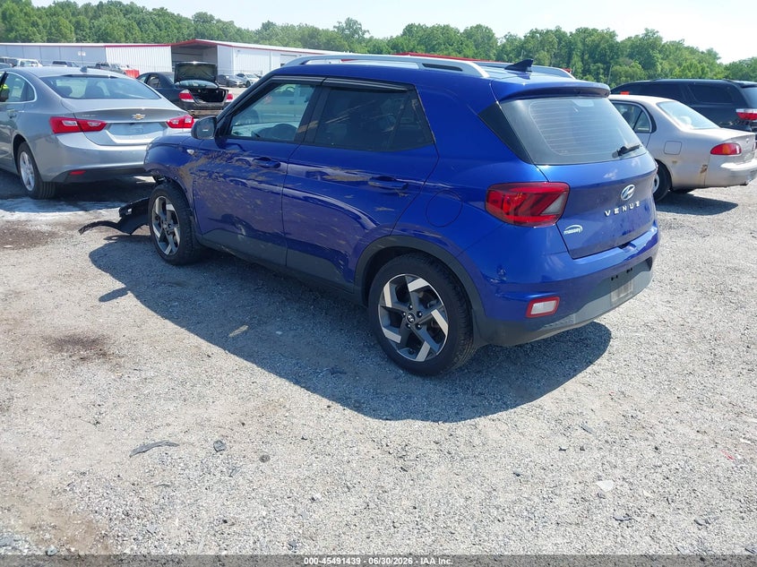 2022 Hyundai Venue VIN KMHRC8A35NU157718 IAAI salvage auction — FRONT END, Salvage - Greater Than 75% (Maryland), sold $2,350 on 2026-08-25 (photo 3)