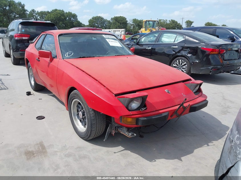 1984 Porsche 944 VIN WP0AA0947EN462623 IAAI salvage auction — NORMAL WEAR, Salvage (Texas), sold $100 on 2026-08-18 (photo 1)