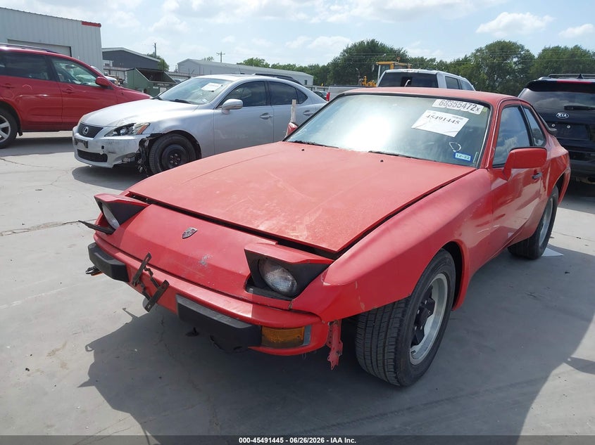 1984 Porsche 944 VIN WP0AA0947EN462623 IAAI salvage auction — NORMAL WEAR, Salvage (Texas), sold $100 on 2026-08-18 (photo 2)