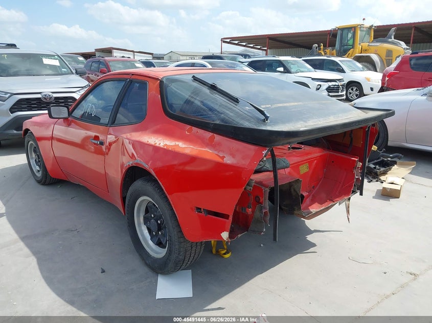 1984 Porsche 944 VIN WP0AA0947EN462623 IAAI salvage auction — NORMAL WEAR, Salvage (Texas), sold $100 on 2026-08-18 (photo 3)