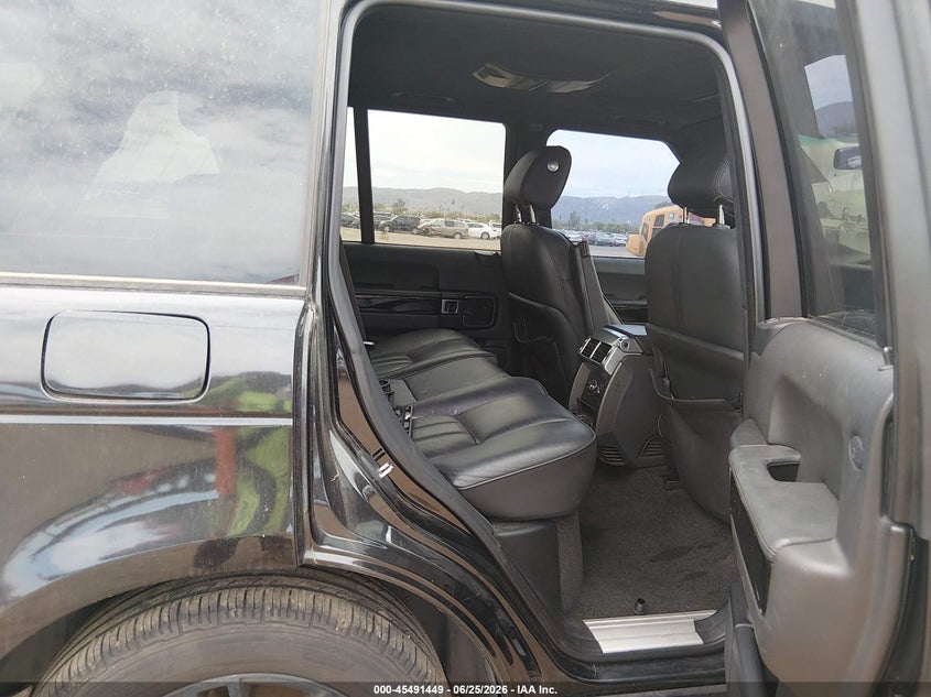 2011 Land rover RANGE ROVER VIN SALME1D42BA338348 IAAI salvage auction — NORMAL WEAR, Clear-Dealer Only (Arizona), sold $375 on 2026-07-28 (photo 8)