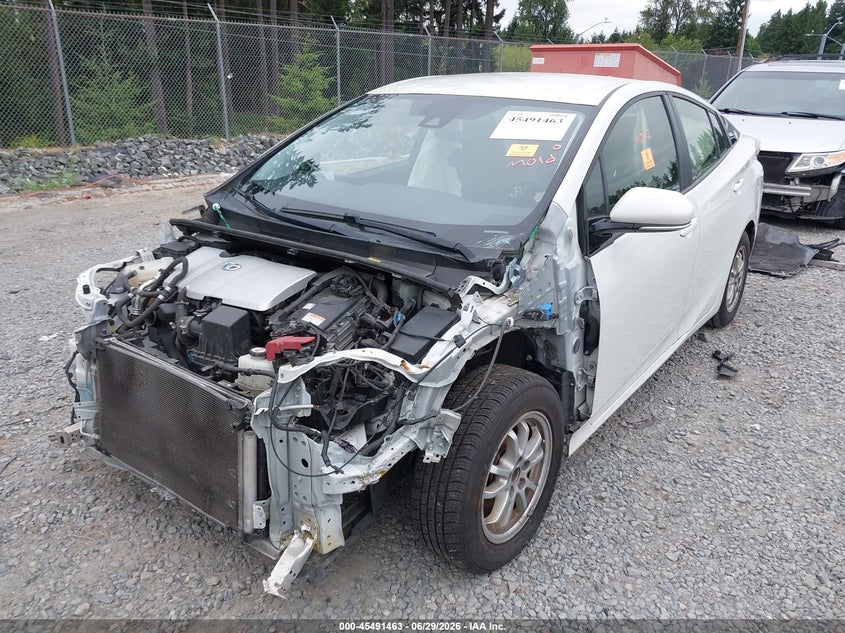 2018 Toyota Prius VIN JTDKARFU1J3549467 IAAI salvage auction — FRONT END, Bill Of Sale (Washington), sold $1,900 on 2026-07-19 (photo 2)