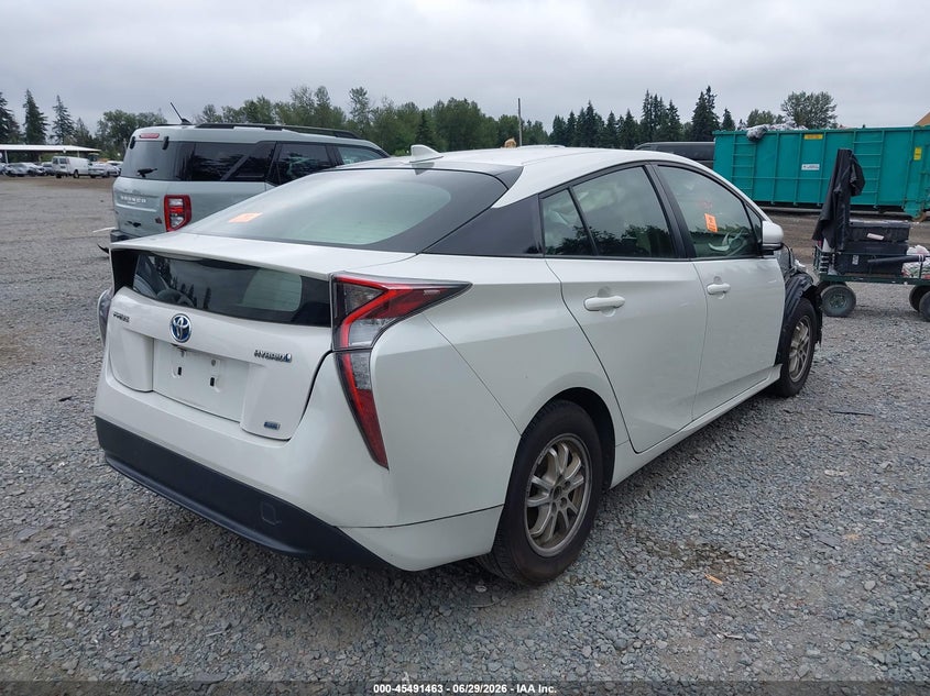 2018 Toyota Prius VIN JTDKARFU1J3549467 IAAI salvage auction — FRONT END, Bill Of Sale (Washington), sold $1,900 on 2026-07-19 (photo 4)