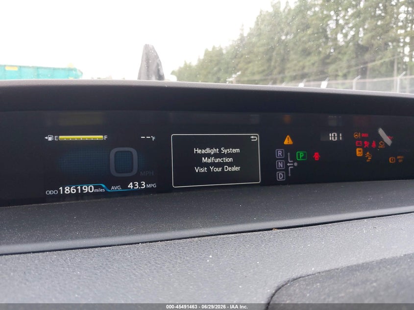 2018 Toyota Prius VIN JTDKARFU1J3549467 IAAI salvage auction — FRONT END, Bill Of Sale (Washington), sold $1,900 on 2026-07-19 (photo 7)