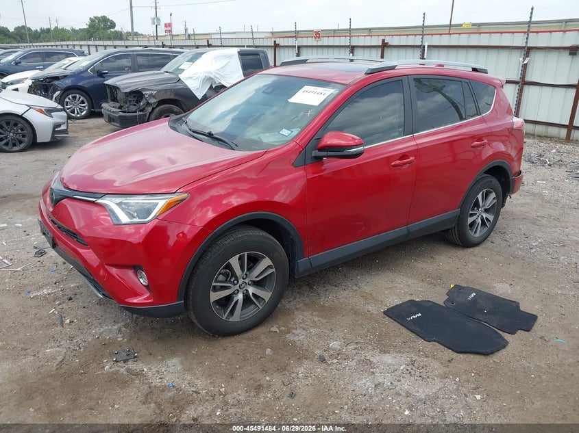 2017 Toyota Rav 4 VIN 2T3WFREV5HW387220 IAAI salvage auction — REAR END, Salvage (Texas), sold $7,900 on 2026-07-18 (photo 2)