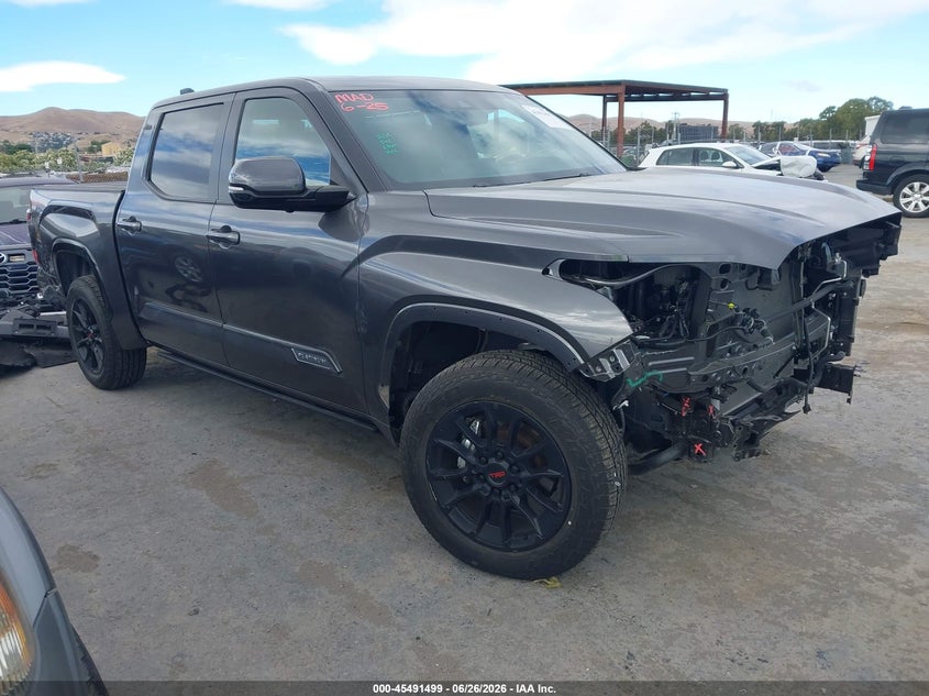 2026 Toyota Tundra VIN 5TFWA5DB3TX378888 IAAI salvage auction — FRONT END, Salvage (California), sold $17,000 on 2026-07-23 (photo 1)