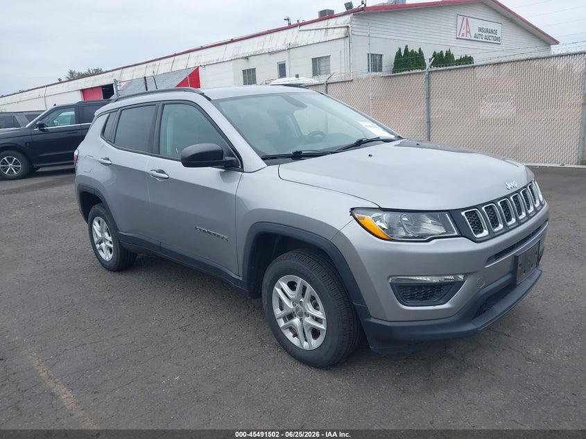2018 Jeep Compass VIN 3C4NJDAB6JT392304 IAAI salvage auction — NORMAL WEAR, Sf97 (Oregon), sold $2,350 on 2026-07-29 (photo 1)