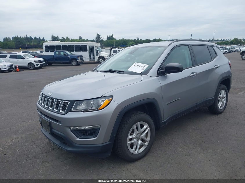 2018 Jeep Compass VIN 3C4NJDAB6JT392304 IAAI salvage auction — NORMAL WEAR, Sf97 (Oregon), sold $2,350 on 2026-07-29 (photo 2)