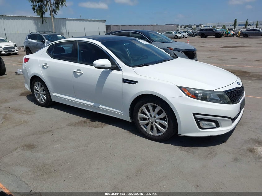 2015 Kia Optima VIN 5XXGN4A78FG455446 IAAI salvage auction — REAR END, Salvage (California), sold $1,400 on 2026-07-29 (photo 1)