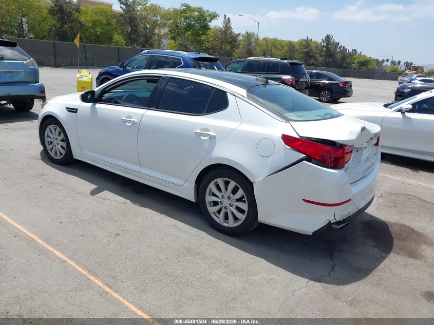 2015 Kia Optima VIN 5XXGN4A78FG455446 IAAI salvage auction — REAR END, Salvage (California), sold $1,400 on 2026-07-29 (photo 3)
