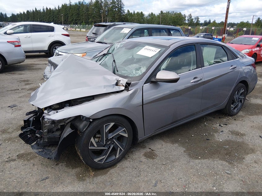 2025 Hyundai Elantra VIN KMHLS4DG1SU987205 IAAI salvage auction — FRONT END, Bill Of Sale - Parts Only (Washington), sold $25 on 2026-07-22 (photo 2)