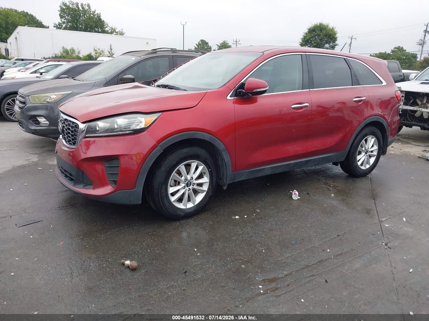 2019 Kia Sorento VIN 5XYPG4A34KG465310 IAAI salvage auction — RIGHT FRONT, Salvage (North Carolina), sold $2,500 on 2026-07-31 (photo 2)
