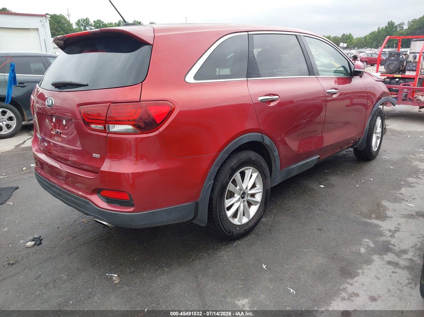 2019 Kia Sorento VIN 5XYPG4A34KG465310 IAAI salvage auction — RIGHT FRONT, Salvage (North Carolina), sold $2,500 on 2026-07-31 (photo 4)
