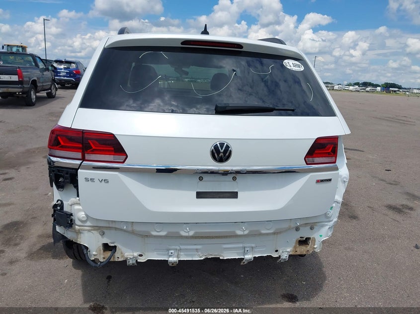 2021 Volkswagen Atlas VIN 1V2NR2CA2MC583217 IAAI salvage auction — ALL OVER, Salvage Title, sold $7,650 on 2026-08-24 (photo 6)
