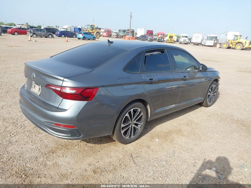 2024 Volkswagen Jetta VIN 3VWBM7BU5RM087536 IAAI salvage auction — FRONT END, Salvage (Texas), sold $2,850 on 2026-08-14 (photo 4)