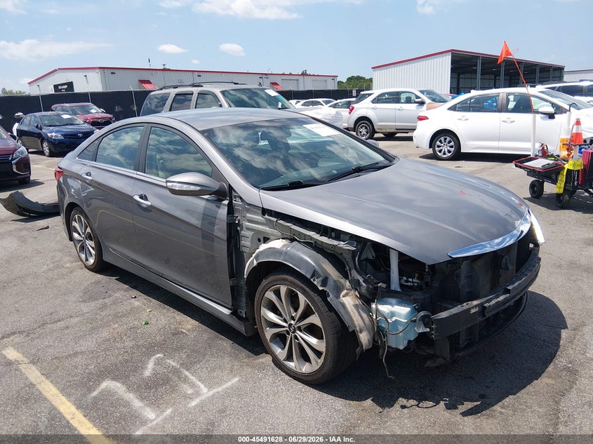 2014 Hyundai Sonata VIN 5NPEC4AC4EH920835 IAAI salvage auction — FRONT END, Salvage (South Carolina), sold $400 on 2026-07-19 (photo 1)