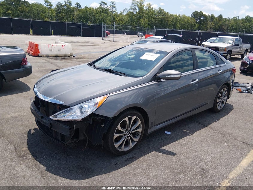 2014 Hyundai Sonata VIN 5NPEC4AC4EH920835 IAAI salvage auction — FRONT END, Salvage (South Carolina), sold $400 on 2026-07-19 (photo 2)