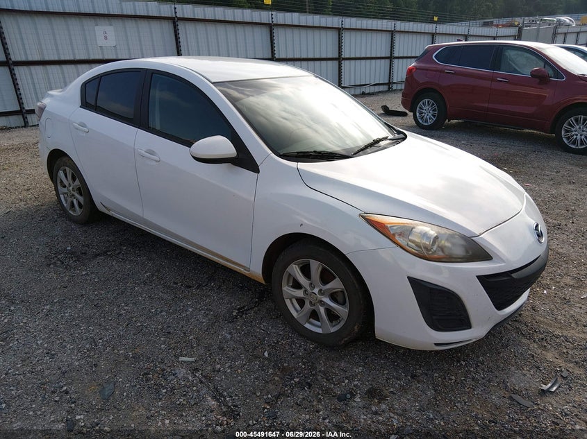 2011 Mazda 3 VIN JM1BL1VG6B1452883 IAAI salvage auction — NORMAL WEAR, Clear (Louisiana), sold $325 on 2026-07-13 (photo 1)