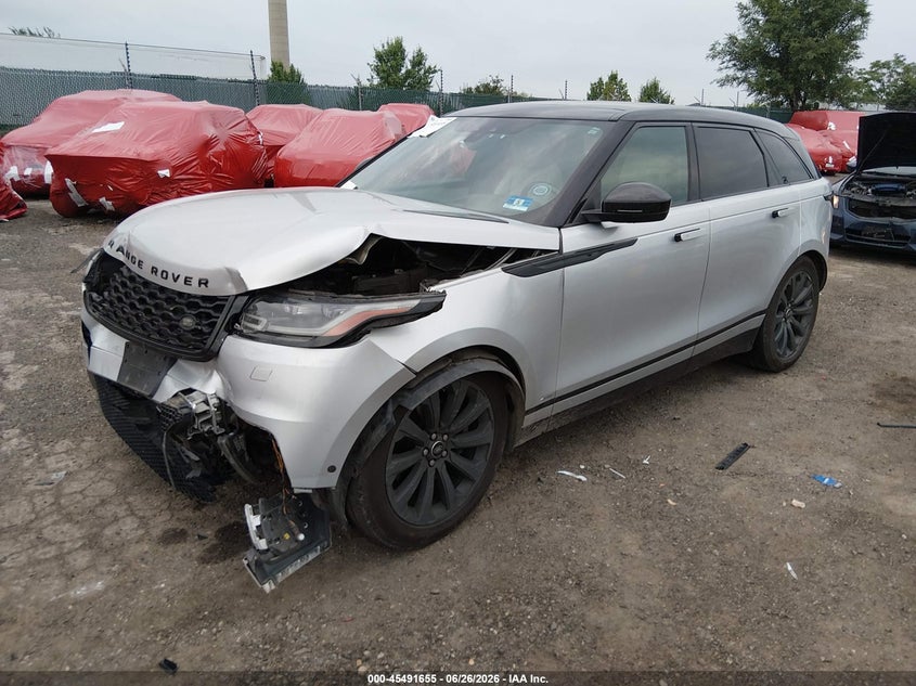 2018 Land rover Range rover velar VIN SALYL2RV1JA715684 IAAI salvage auction — FRONT END, Salvage (Pennsylvania), sold $7,300 on 2026-07-24 (photo 2)