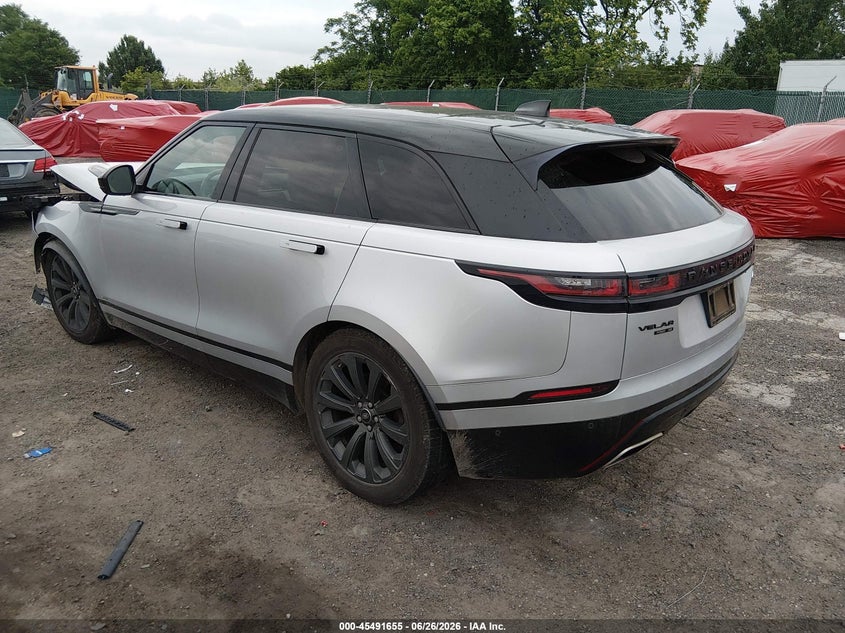 2018 Land rover Range rover velar VIN SALYL2RV1JA715684 IAAI salvage auction — FRONT END, Salvage (Pennsylvania), sold $7,300 on 2026-07-24 (photo 3)
