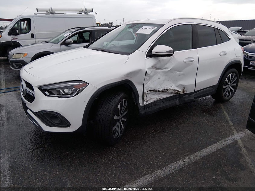 2022 Mercedes-benz Gla-klasse VIN W1N4N4GB5NJ416394 IAAI salvage auction — LEFT SIDE, Salvage (California), sold $10,500 on 2026-07-29 (photo 2)