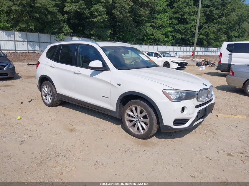 2016 BMW X3 VIN 5UXWX9C53G0D73286 IAAI salvage auction — FRONT END, Salvage (Georgia), sold $1,400 on 2026-07-23 (photo 1)