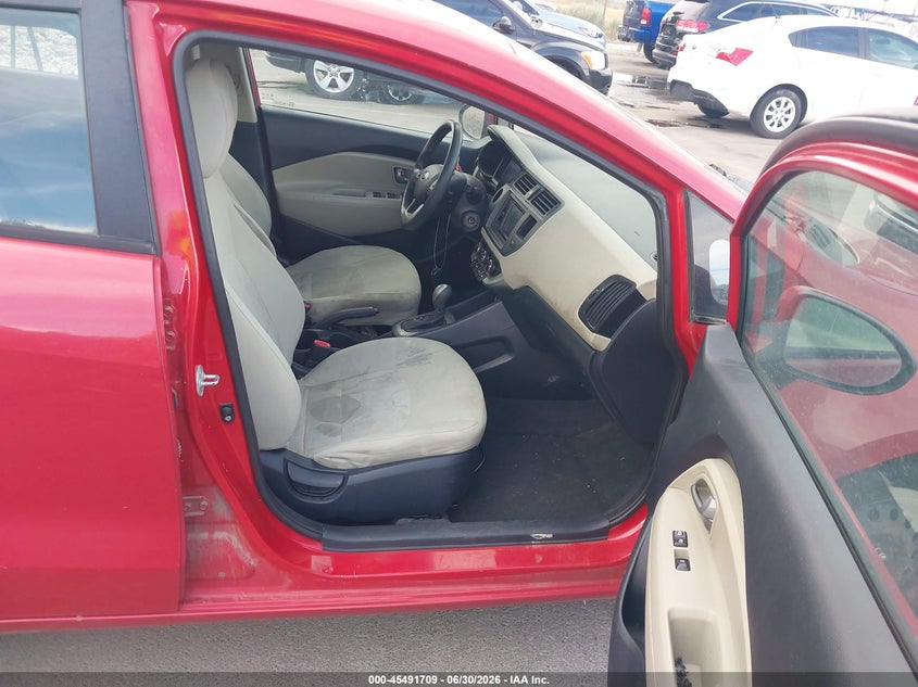 2013 Kia Rio VIN KNADM4A37D6256383 IAAI salvage auction — NORMAL WEAR, Clear (Idaho), sold $275 on 2026-07-09 (photo 5)