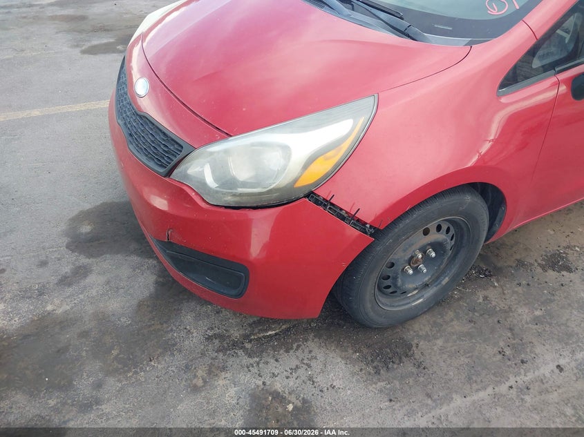 2013 Kia Rio VIN KNADM4A37D6256383 IAAI salvage auction — NORMAL WEAR, Clear (Idaho), sold $275 on 2026-07-09 (photo 6)