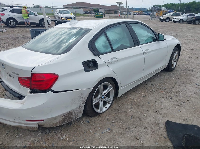 2015 BMW 3er VIN WBA3C3C56FP664524 IAAI salvage auction — REAR END, Junk Bill Of Sale Mv2459 (Wisconsin), sold $450 on 2026-07-23 (photo 4)