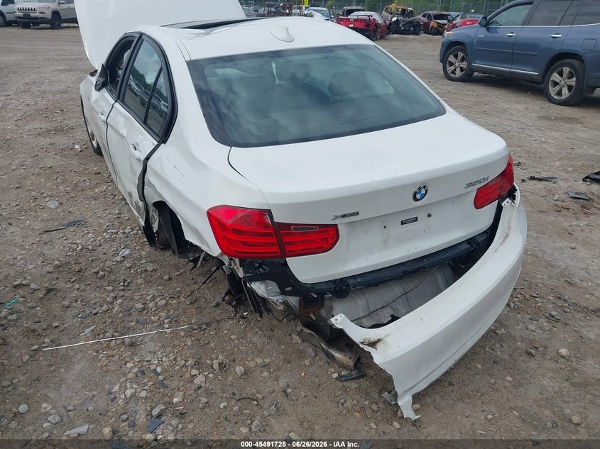 2015 BMW 3er VIN WBA3C3C56FP664524 IAAI salvage auction — REAR END, Junk Bill Of Sale Mv2459 (Wisconsin), sold $450 on 2026-07-23 (photo 6)