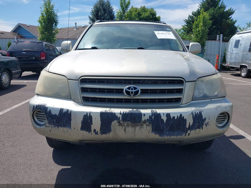 2003 Toyota Highlander VIN JTEHF21A430101398 IAAI salvage auction — NORMAL WEAR, Peddle Clear Public-Restricted (Oregon), sold $500 on 2026-07-28 (photo 6)
