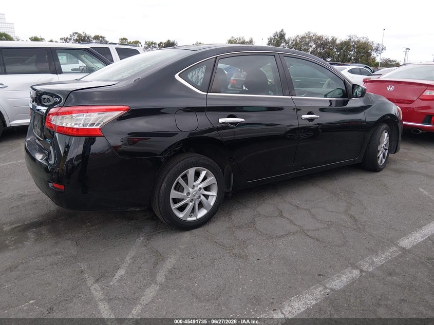 2014 Nissan Sentra VIN 3N1AB7AP6EY331846 IAAI salvage auction — LEFT FRONT, Salvage (California), sold $1,050 on 2026-07-09 (photo 4)