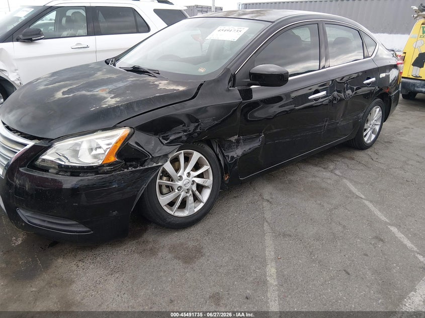 2014 Nissan Sentra VIN 3N1AB7AP6EY331846 IAAI salvage auction — LEFT FRONT, Salvage (California), sold $1,050 on 2026-07-09 (photo 6)
