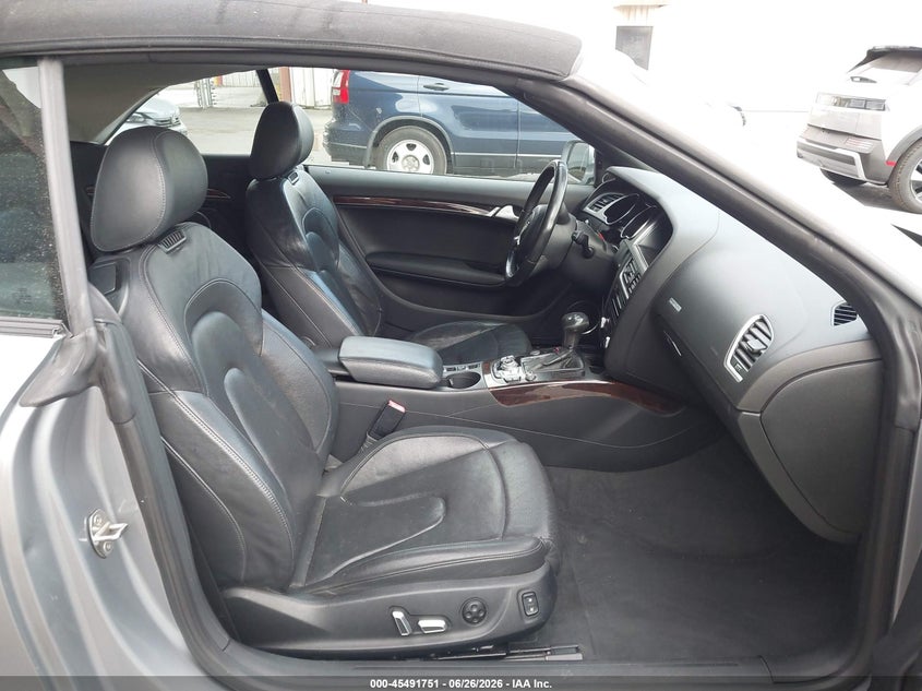 2015 Audi A5 VIN WAUMFAFH5FN005061 IAAI salvage auction — RIGHT FRONT, Salvage (California), sold $3,000 on 2026-07-27 (photo 5)