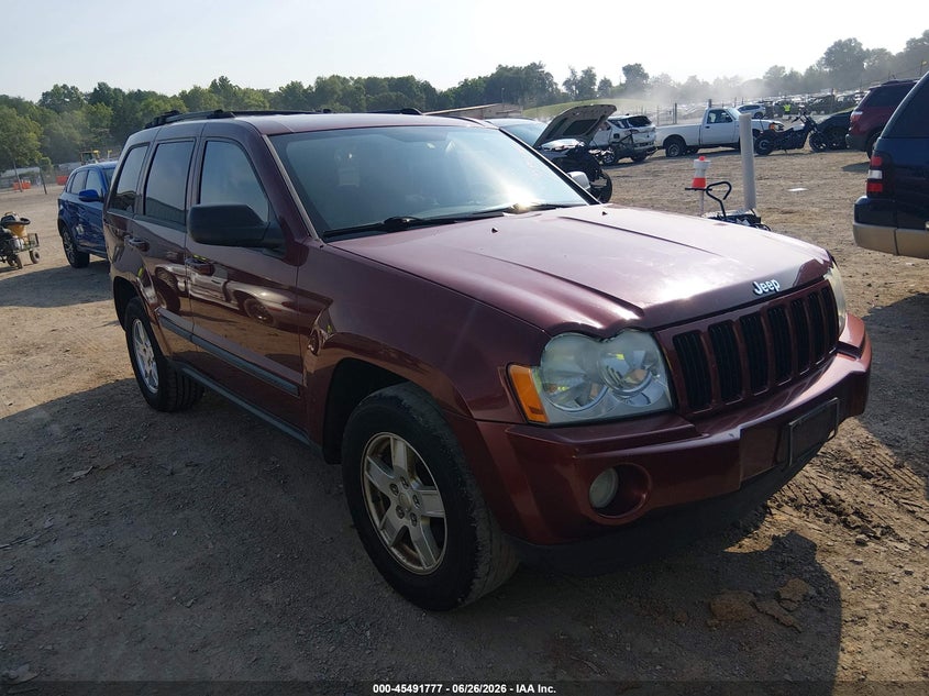 2007 Jeep Grand cherokee VIN 1J8GR48K17C610105 IAAI salvage auction — REAR END, Clear (Tennessee), sold $525 on 2026-07-23 (photo 1)