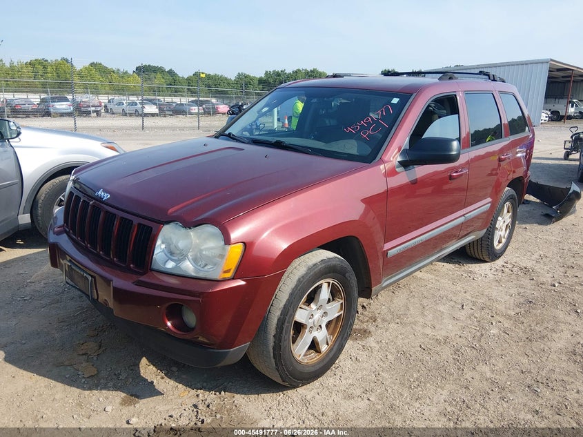 2007 Jeep Grand cherokee VIN 1J8GR48K17C610105 IAAI salvage auction — REAR END, Clear (Tennessee), sold $525 on 2026-07-23 (photo 2)
