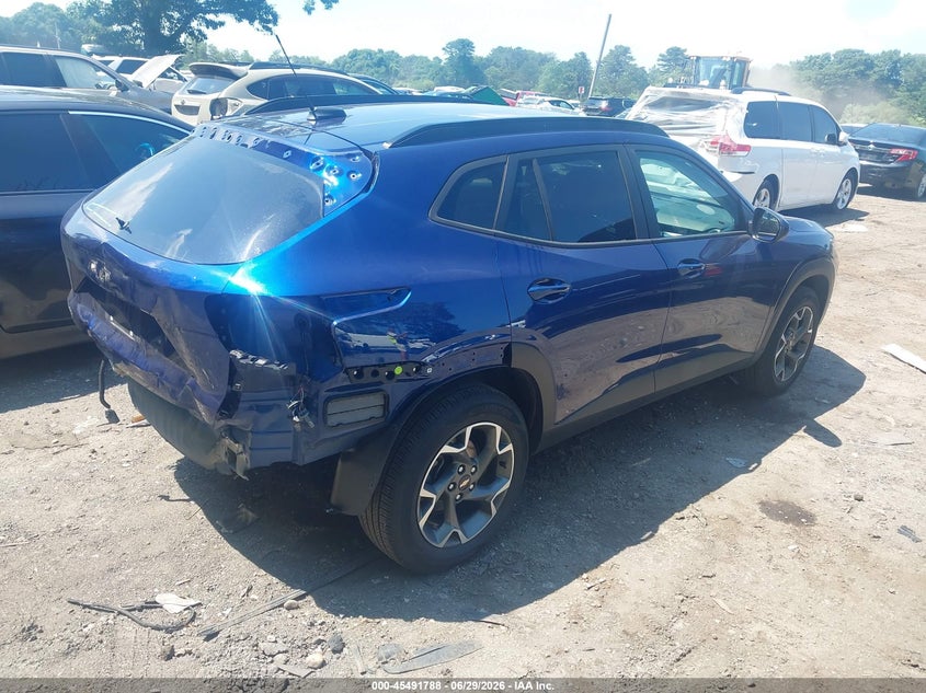 2024 Chevrolet Trax VIN KL77LHE29RC221491 IAAI salvage auction — REAR END, Salvage Title, sold $25 on 2026-07-21 (photo 4)