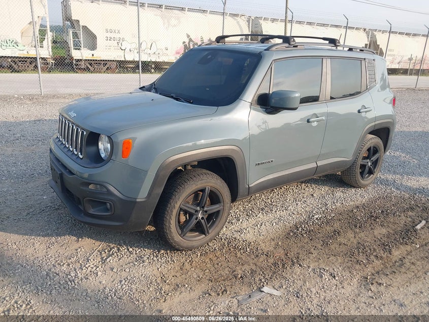 2018 Jeep Renegade VIN ZACCJBBB9JPJ52498 IAAI salvage auction — RIGHT FRONT, Salvage (North Carolina), sold $3,150 on 2026-07-31 (photo 2)