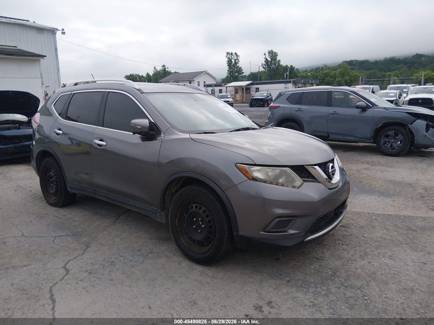 2015 Nissan Rogue VIN KNMAT2MV8FP506267 IAAI salvage auction — NORMAL WEAR, Clear (Pennsylvania), sold $325 on 2026-07-22 (photo 1)