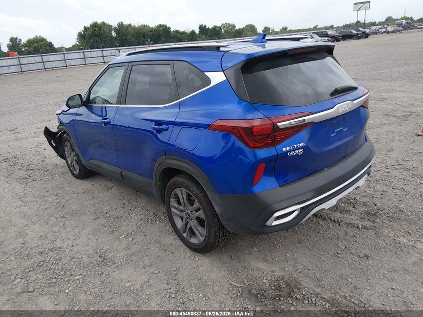 2022 Kia Seltos VIN KNDEU2AA7N7344968 IAAI salvage auction — FRONT END, Clear (Arkansas), sold $7,500 on 2026-08-19 (photo 3)