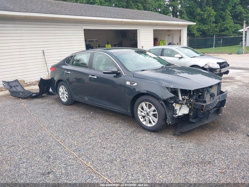 2016 Kia Optima VIN KNAGT4L36G5084645 IAAI salvage auction — FRONT END, Salvage (Ohio), sold $1,225 on 2026-07-20 (photo 1)