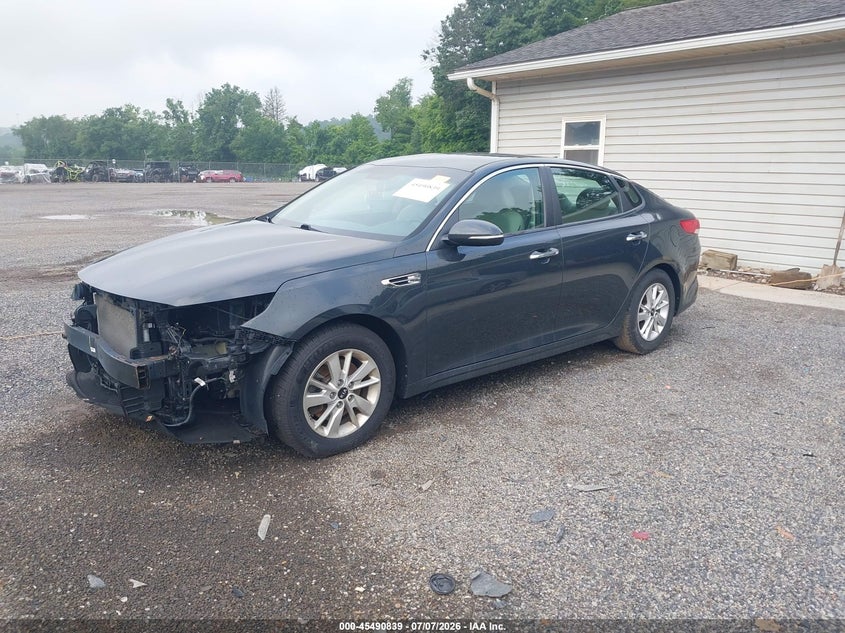 2016 Kia Optima VIN KNAGT4L36G5084645 IAAI salvage auction — FRONT END, Salvage (Ohio), sold $1,225 on 2026-07-20 (photo 2)