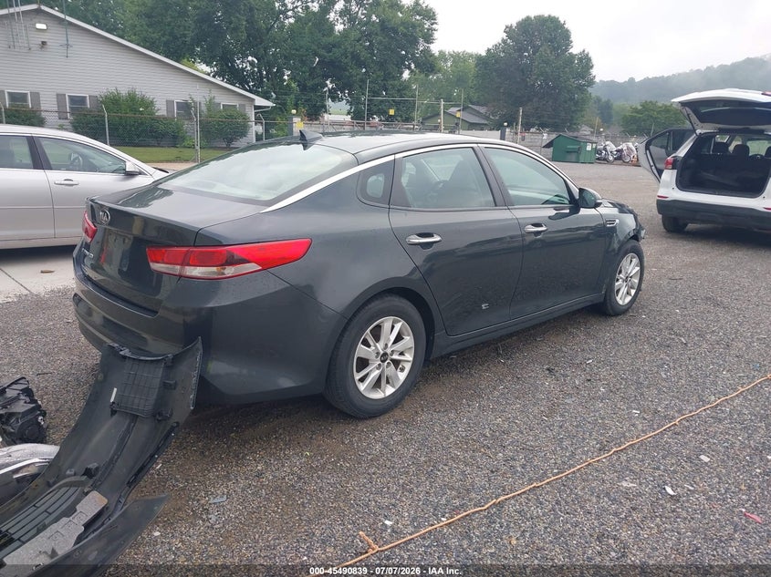 2016 Kia Optima VIN KNAGT4L36G5084645 IAAI salvage auction — FRONT END, Salvage (Ohio), sold $1,225 on 2026-07-20 (photo 4)
